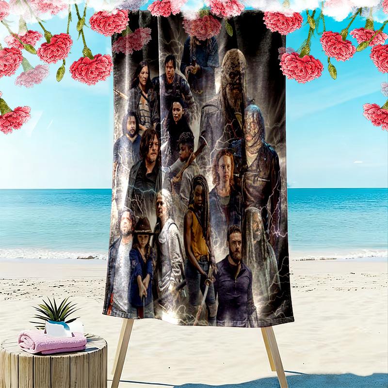 Survival Undead World beach towel beach Outdoor camping seaside swim quick-drying swim towel beach Comfort Outdoor picnic beach mat Fashion