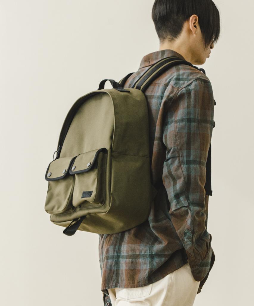 The Earth Cordura Ballistic 2 Pocket Daypack - Olive