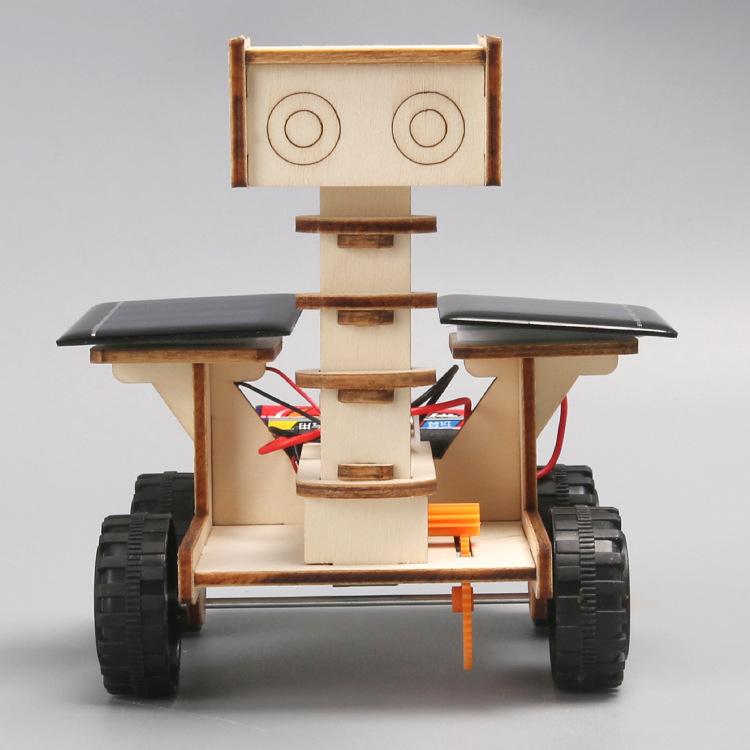 Science Experiment DIY Solar Lunar Rover Lunar Exploration Mars Rover Education Frontier Children's Handmade Science And Technology Small Production