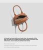 Lychee Pattern Hand-Held Crossbody Bag - 2024 Original Boston Design