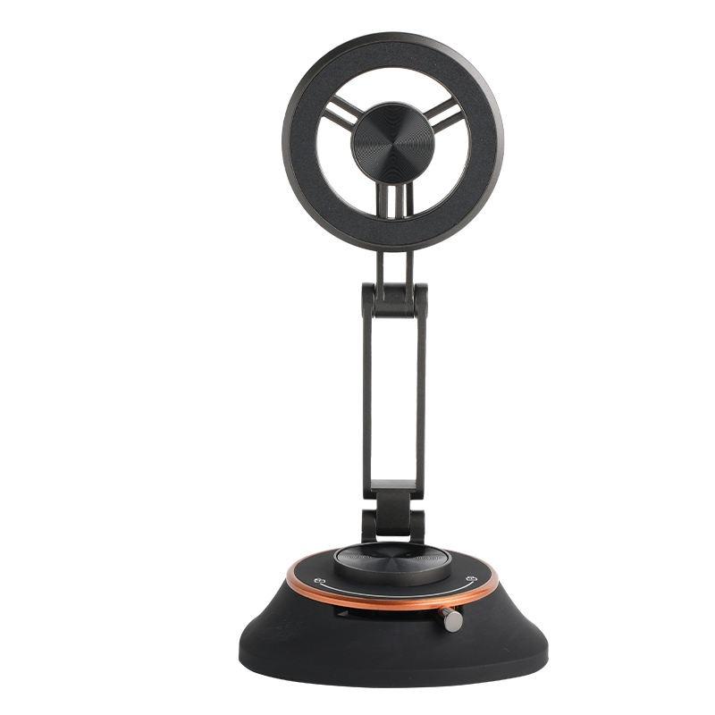 High Quality Enhanced Vacuum Suction Cup N52 Strong Magnetic 360 Rotation Three-Fold Phone Holder Magnetic