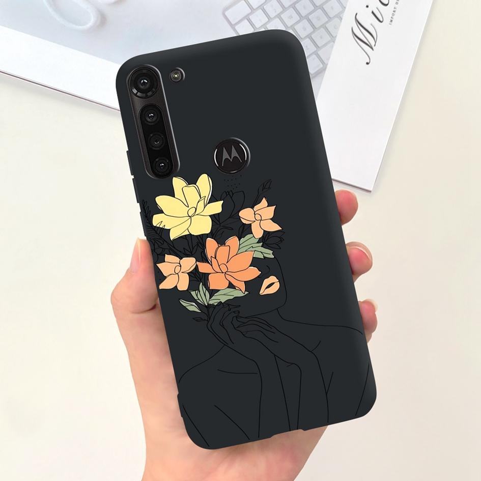 For Motorola Moto G8 Power Case XT2041-1 XT2041-3 Cover Fashion Marble Flower Soft Slim Phone Funda For Moto G 8 G8 Power Bumper