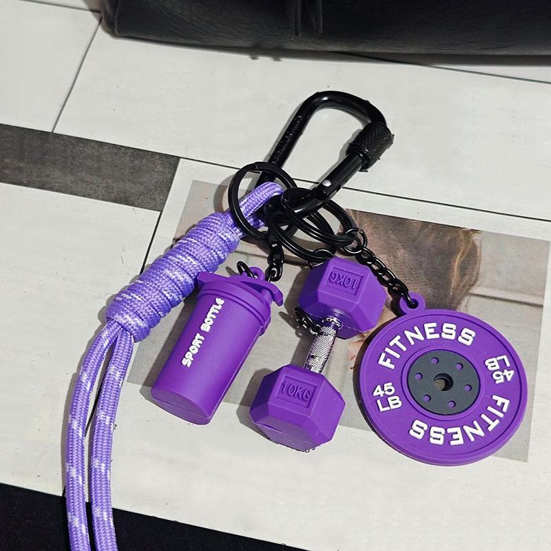 Kontrastowy kolor wisiorek do torby fitness dla pary modne prezenty klamra w kształcie litery D torebka wiszące torby akcesoria części zamienne do toreb