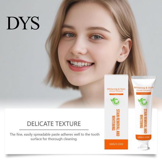100G Care Toothpaste Stain Removal Teeth Whitening Toothpaste, Gentle Cleansing for Oral Men Women, Fresh Breath Mints Flavor