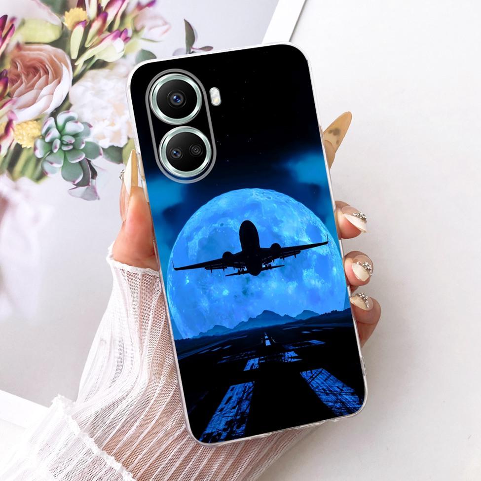 Clear Casing For Huawei Nova 10SE BNE-LX1 BNE-LX3 BNE-AL00 Cover For Huawei Nova 10 SE Case Fashion Butterfly Funny Cute Painted