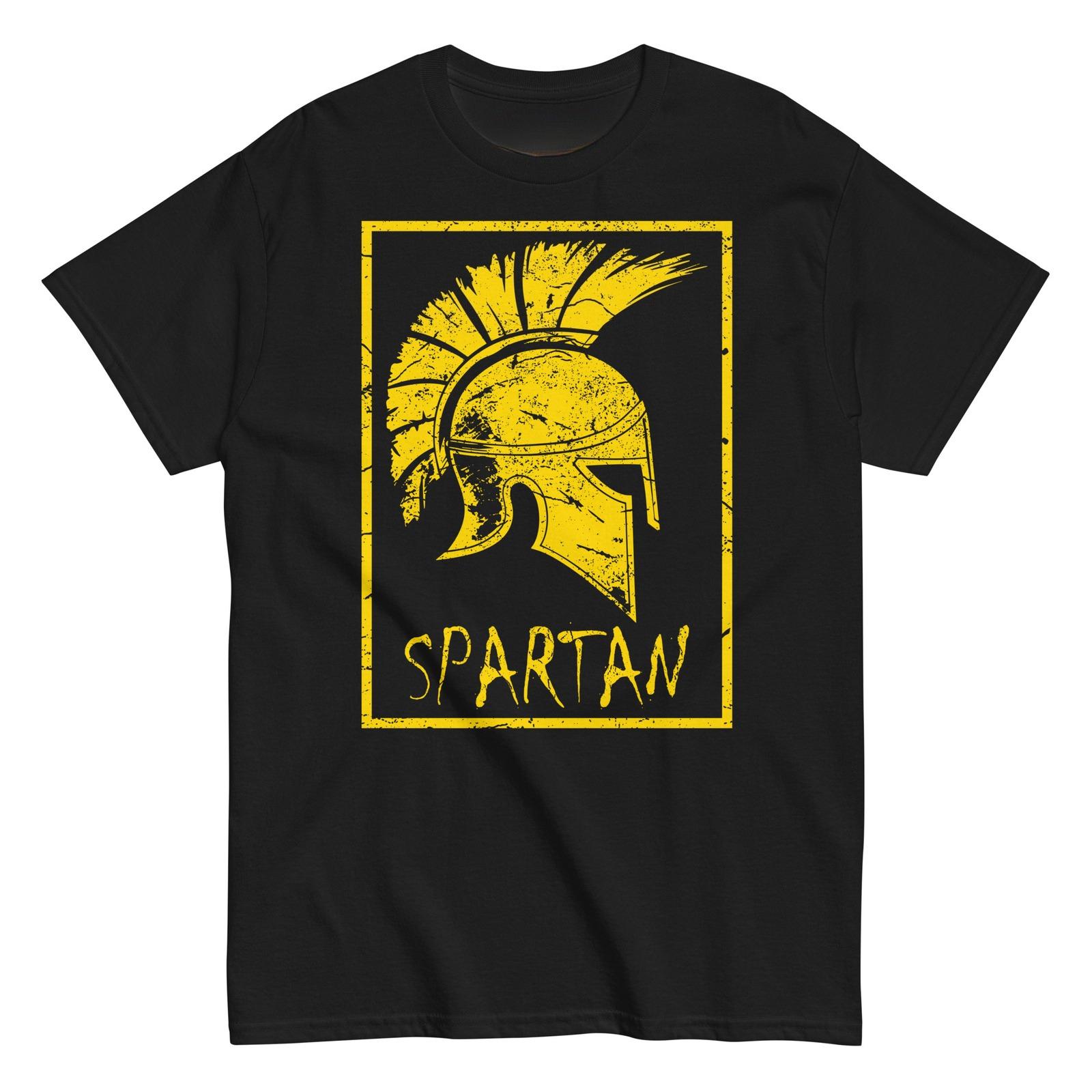 

Spartan Helmet Gym Fitness Bodybuilding Training T-Shirt 100% Cotton O-Neck Short Sleeve Summer Casual Mens T-shirt Streetwea... S разноцветный