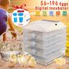 56/98/150/196 Automatic Egg Incubator Farm Hatchery Machine LCD Digital for Farm Chicken Quail Brooder Egg Incubator