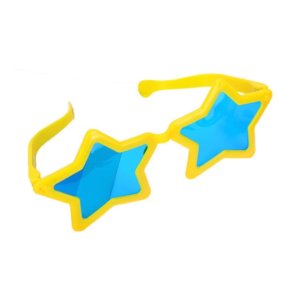 Fashion Star Shape Frame Sunglasses for Girls Wedding Party Girls Taking Photo Carnivals New Year Decors