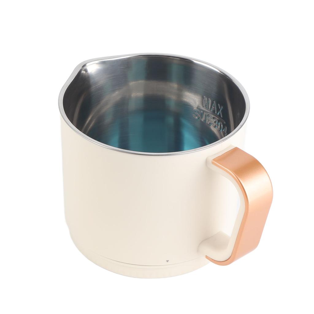 Tragbarer Wasserkocher (0,8 l, 500 W) mit abnehmbarem Sockel, schneller und sicherer intelligenter kleiner Reisewasserkocher