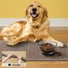 1pc Bone-Shaped Quick-Dry Pet Feeding Mat with Non-Slip Rubber Backing - Stain-Resistant Diatom Mud Dog & Cat Bowl Placemat
