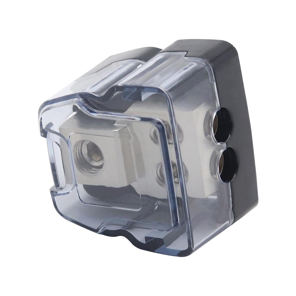2Pcs Car Audio Amp Power Ground Distribution Block 4 Gauge Input 8 Gauge Output