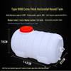 Food Grade Large Plastic Water Storage Bucket with Rectangular Lid for Household Use