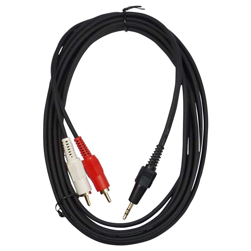 Stereo Mini Plug To RCA Red White OFC Audio Cable MST-3 (3m) 3.5