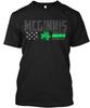 Mcginnis Family Lucky Clover Flag T-Shirt Made In the USA Size S To 5XL