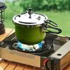 Stainless Steel Small Pressure Cooker, Simple Household Cooking Utensil, Outdoor Camping Travel Portable Folding Pressure Cooker