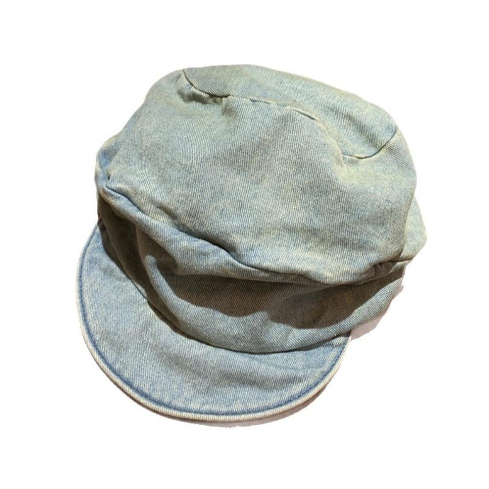 Schmale Schirmmützen Newsboy Hüte Jeans Achteckige Baskenmützen Retro Baskenmützen Kappe