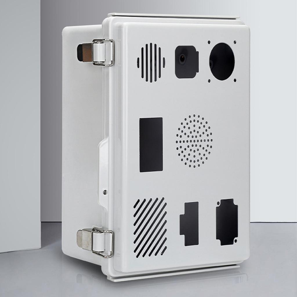 Customizable Outdoor Electrical Box Reliable Electrical Box Waterproof Dustproof Cover for DIY Projects Easy Mounting
