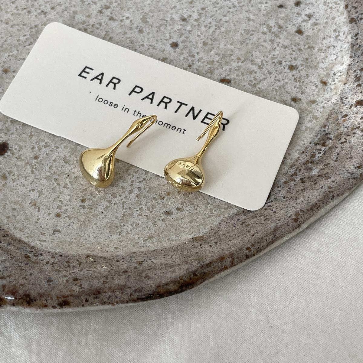 

925 Серебряная игла с каплями воды серьги-крючки женские нишевые дизайнерские серьги Sense High Temperament легкие роскошные модные простые новые серьги 925 silver needle