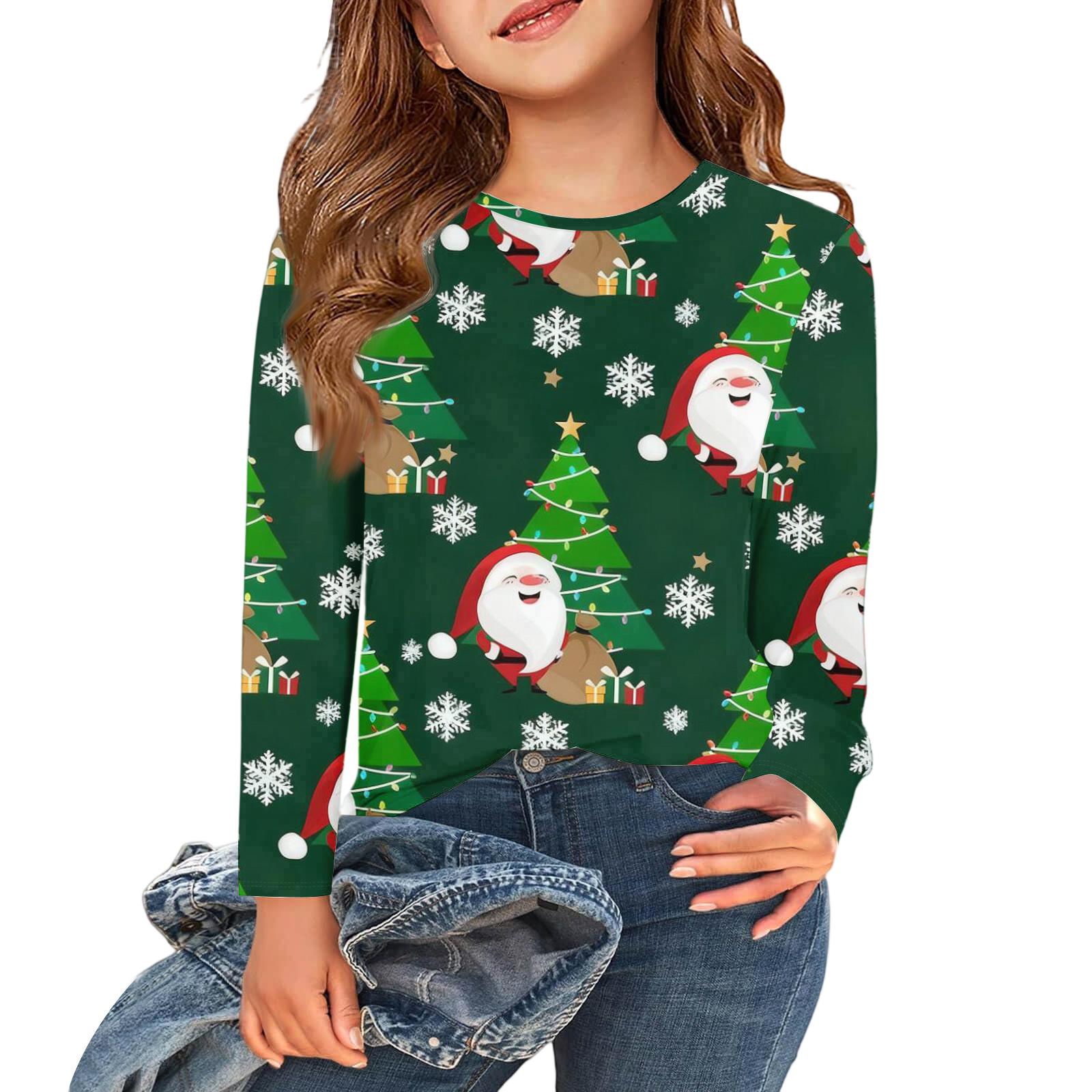 

Children s Daily Casual Round Neck Long Sleeve Top 160