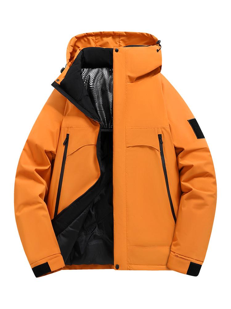 Winter 2025 Unisex Hooded Waterproof Windproof Cotton Jacket