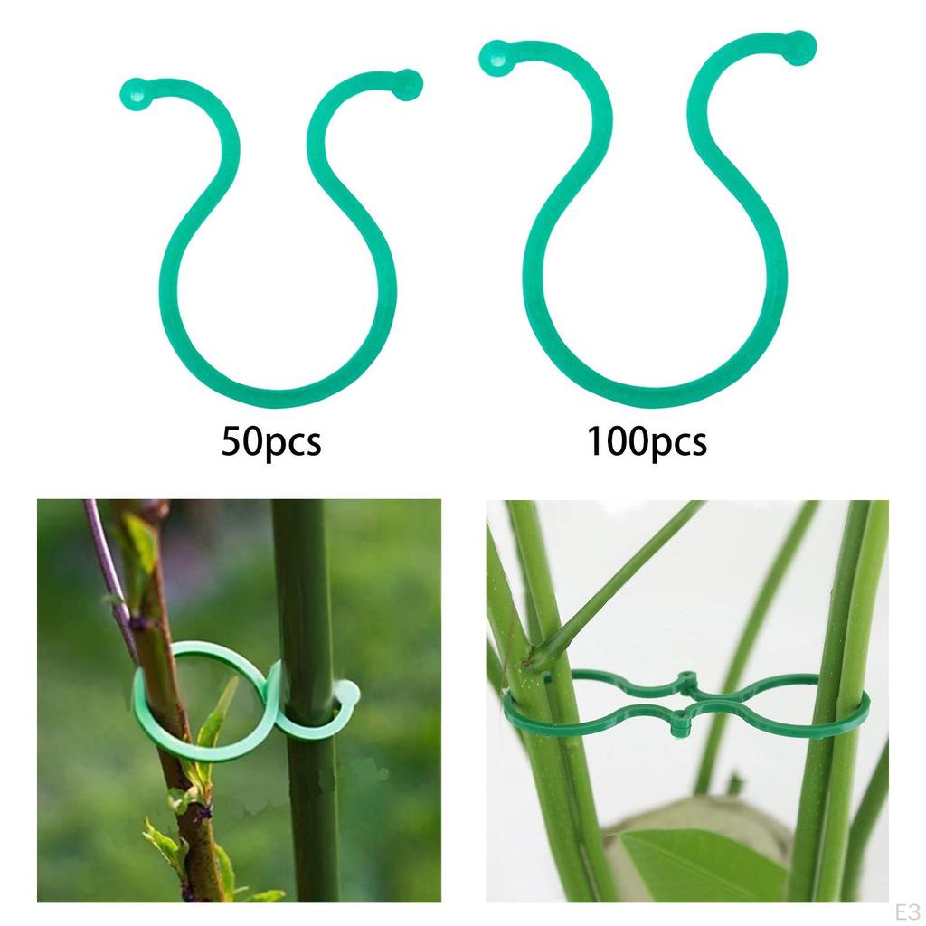 Durable Plant Support Clips for Vertical Growth - Practical Garden Tool