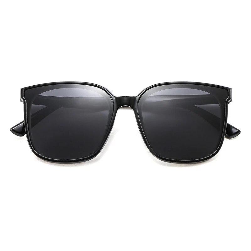 

Модные поляризационные солнцезащитные очки для близорукости для мужчин и женщин, большие черные очки для вождения, модные уличные солнцезащитные очки с диоптриями от 0 до -4,0 -1 чёрный