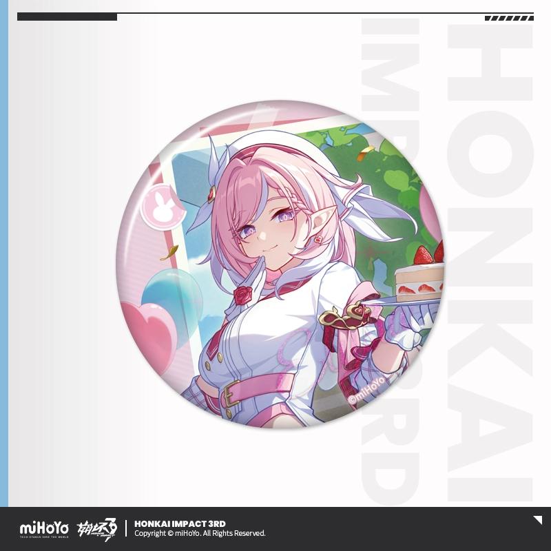 

Sunsyea Honkai Impact 3rd Official Merch miHoYo Original Authentic 9th anniversary Badge Acrylic Stand Keychain Elysia