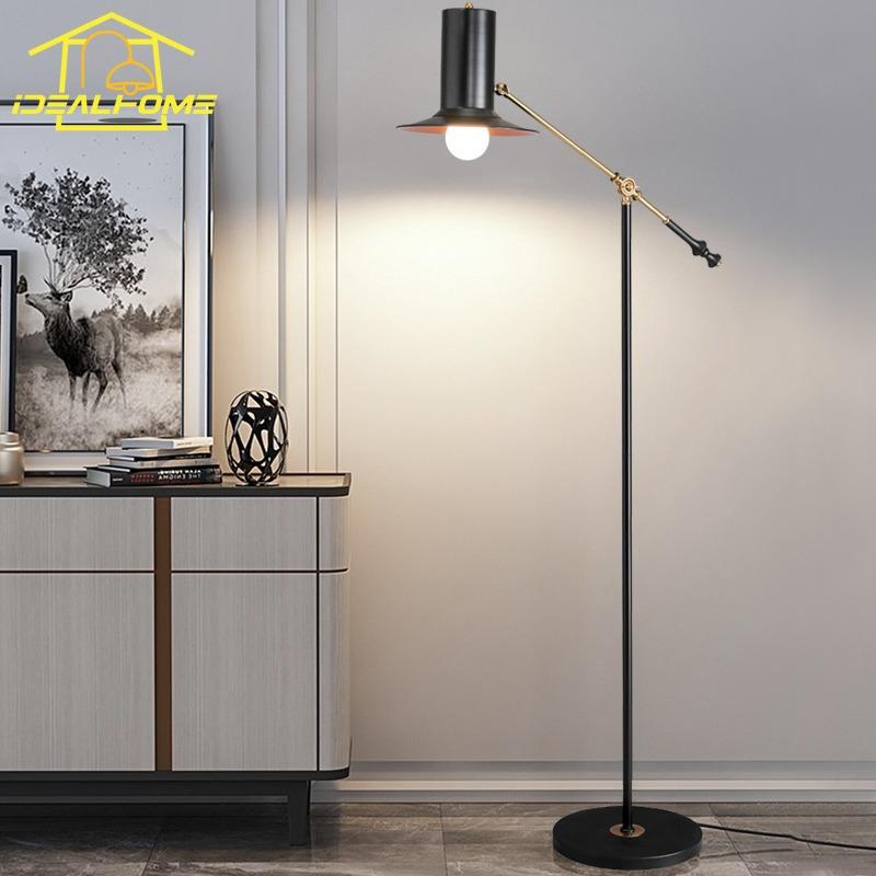Atmosphere Luxury Minimalist Designer Gentleman Floor Lamp LED E27 Iron Art Industrial Vertical Table Lamp Iiving Room Bedroom