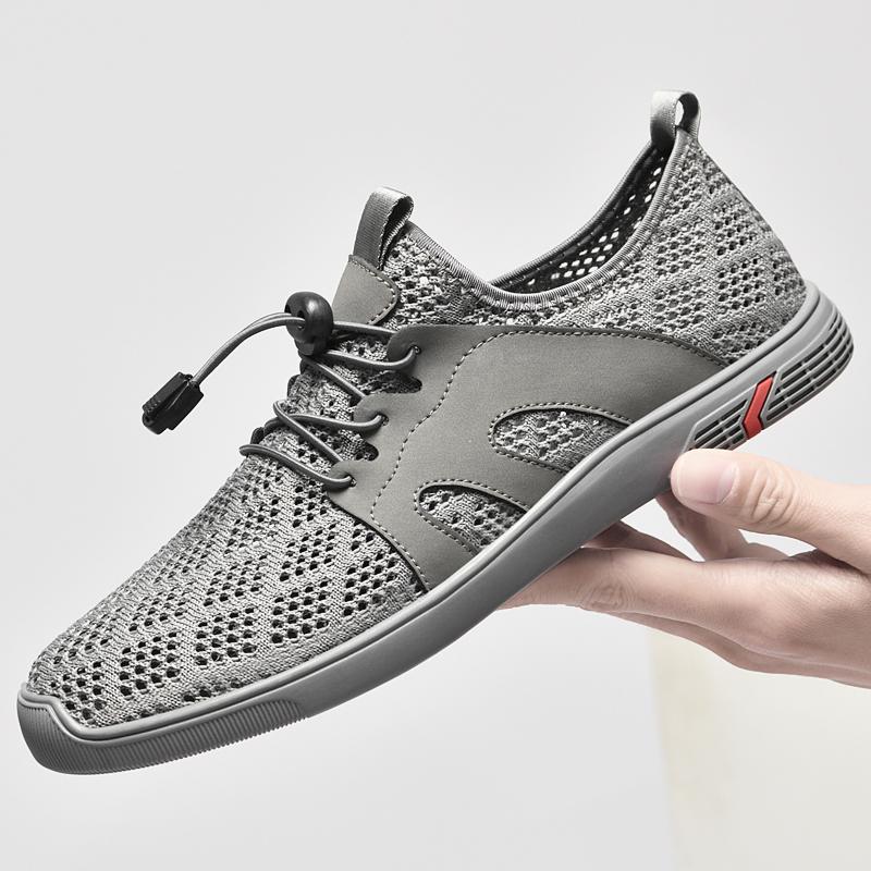 

Fashion Autumn Men s Casual Flats New Sports Net Face Running Shoes Soft Bottom Travel Trendy Shoes Lightweight Outdoor Walking Shoes 44