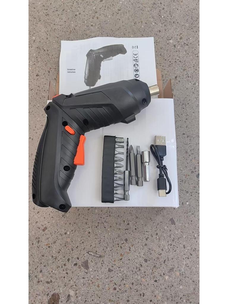 Rechargeable Mini Electric Screwdriver & Drill Set - Automatic Power Tool for Household Use