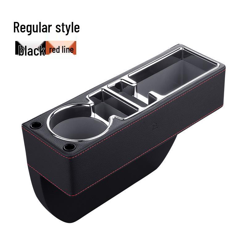 Car Seat Gap Organizer with USB Charger & Cup Holder