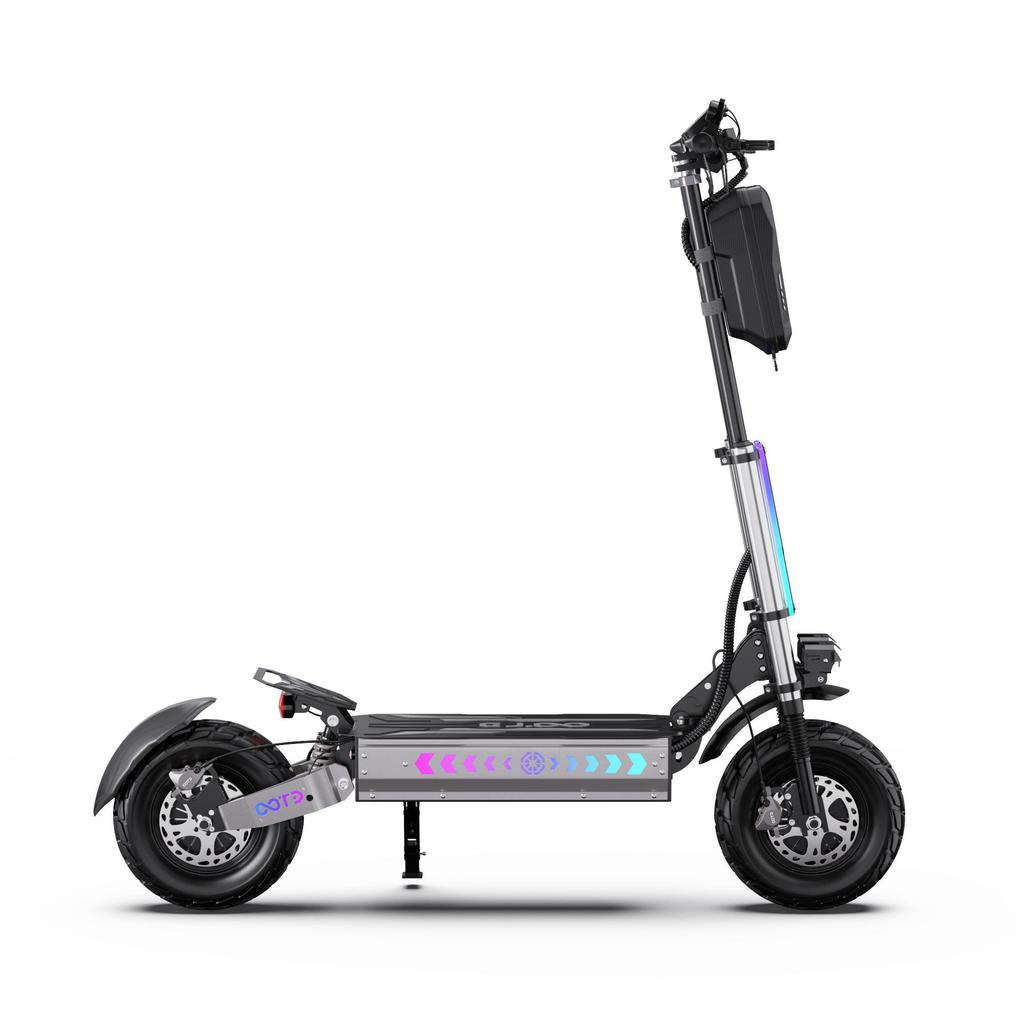 Electric Scooter OOTD 13" 3000Wx2 Dual Motor 60V 31.2AH Max Range 100Km Load 150Kg Black T90