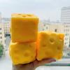 Jucărie Mare de Stors Brânză Ameliorarea Stresului Bloc de Brânză Jucărie Fidget Relaxare Ajutor pentru Concentrare Mingea de Stres Cub de Brânză Simulat Jucărie Senzorială