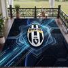 Soft Floor Carpet Juventus FC Pattern Area Rug Decorative Mat For Home Room Decoration