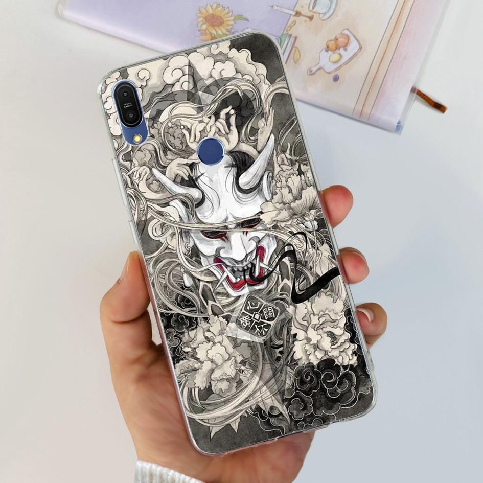 5.99" Case For Asus Zenfone Max Pro (M1) ZB601KL ZB602K Cover X00TDB Fashion Pattern Clear Soft Silicone Fundas Phone Back Cover