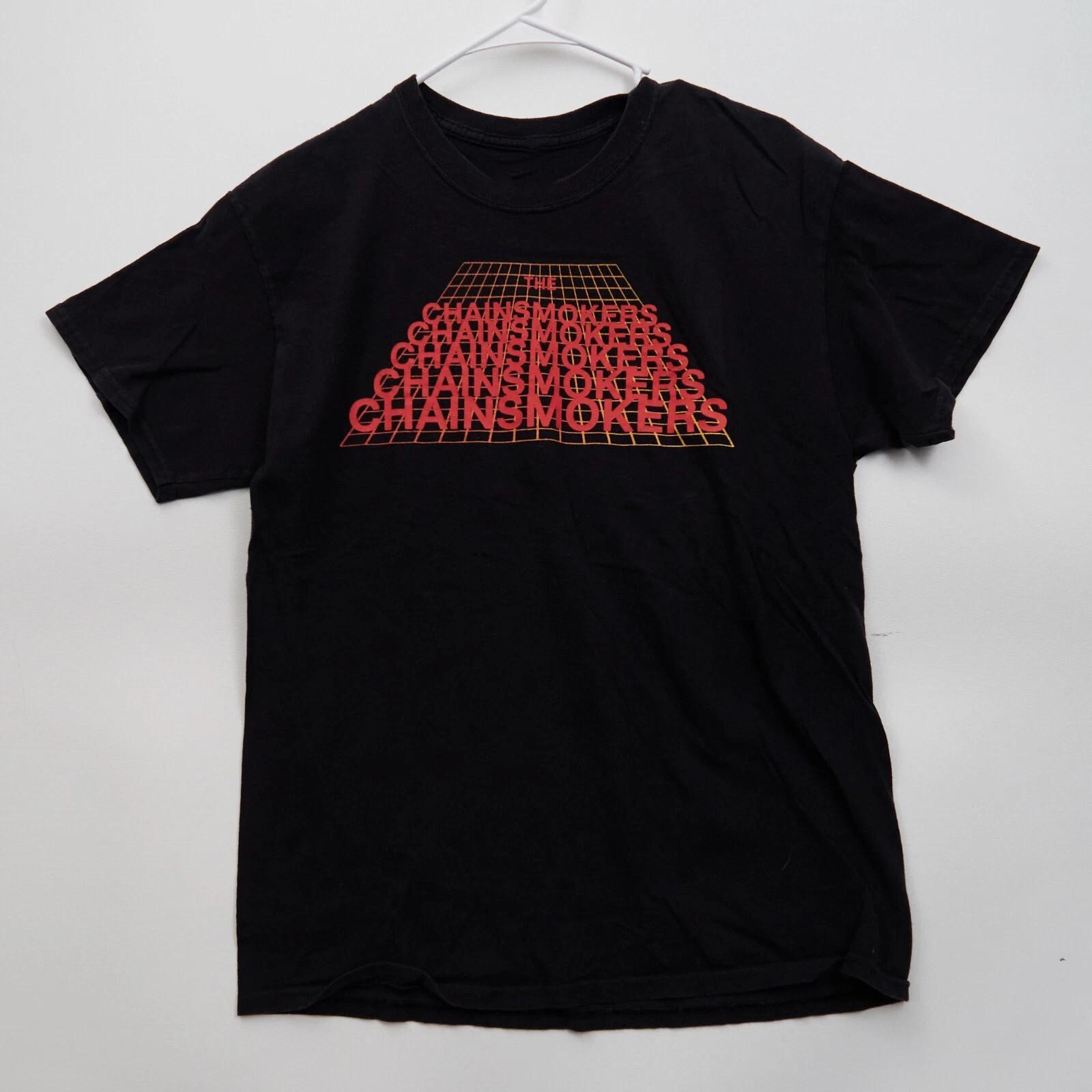 The Chainsmokers Band Shirt S-5XL Black Color Full SIze Shirt Unisex S