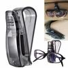Universele Auto Auto Zonneklep Glazen Doos Zonnebril Clip Kaart Ticket Houder Stand Fastener Pen Case Brillen Auto Accessoires