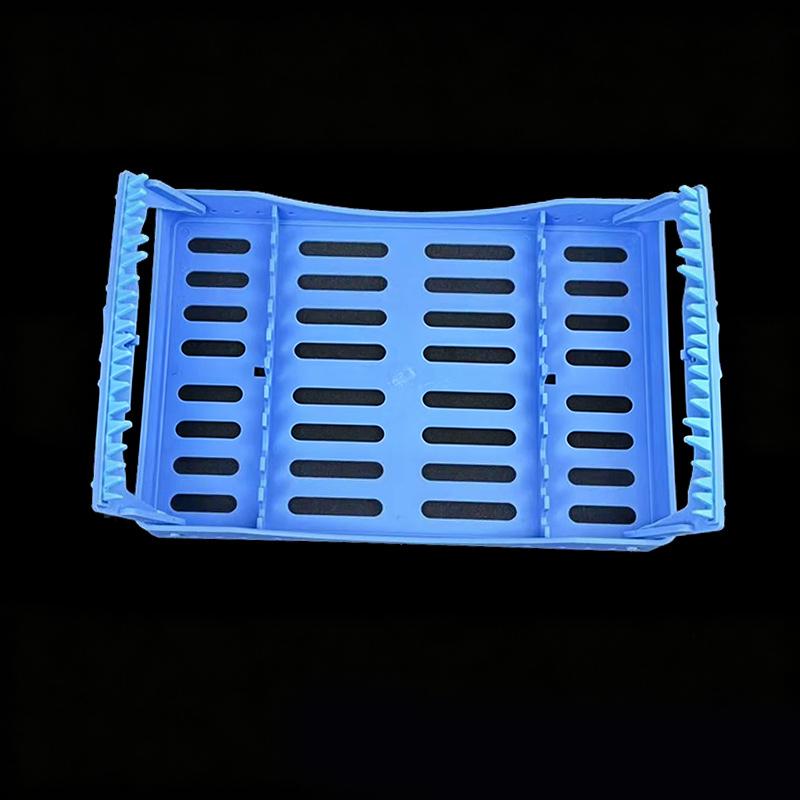Dental Plastic Placing Box Cassette 5/10 Slots Instrument Tools Holders Plate Rack Disinfection Tray
