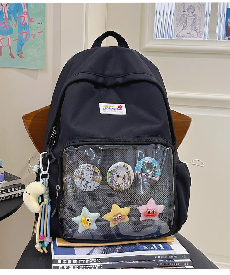 School Bag New Student Party High Value 1-3 Grade Backpack Mori Sweet Girl Heart Cocoa Love Travel Backpack