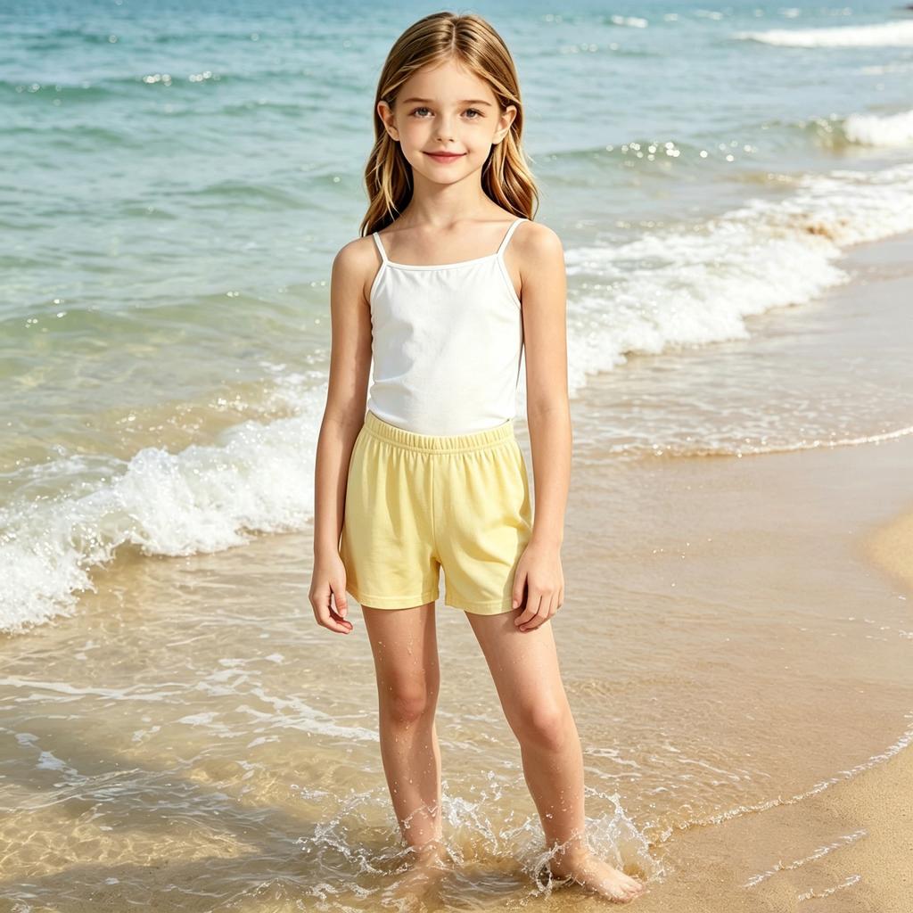 Kids Color Elastic High Waist Flared Stretch Pants for Running Dance Yoga Fitness