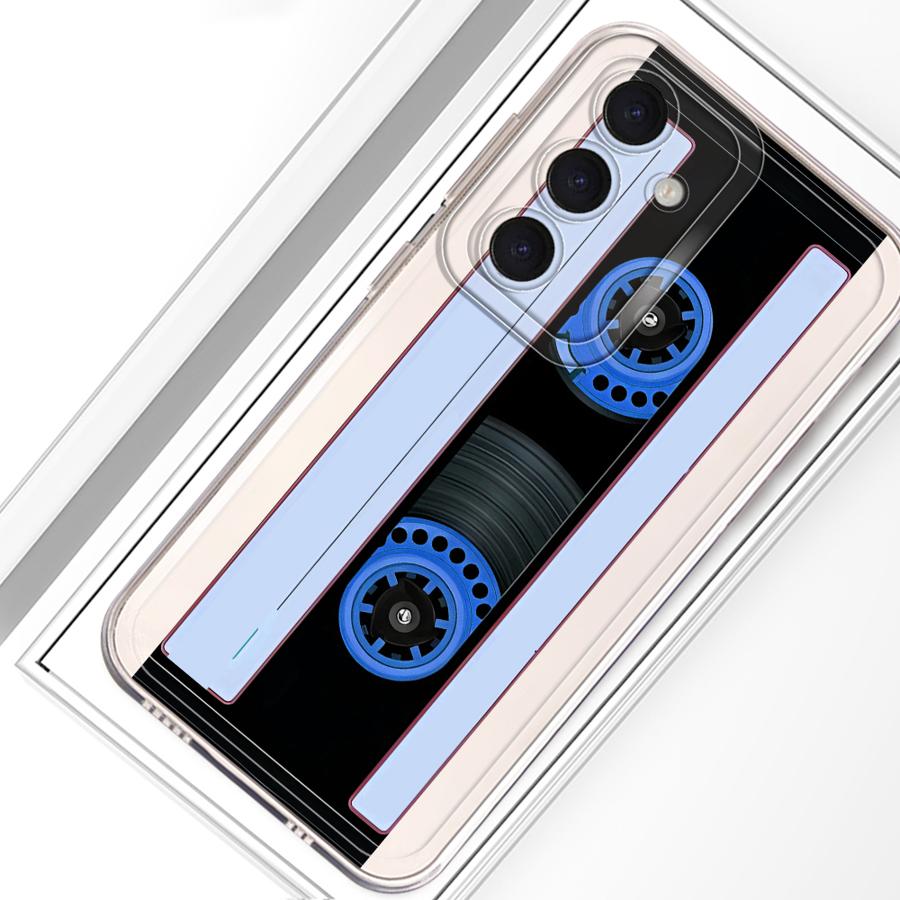 Fashion Retro Cassette Tape Phone Cover Case for Samsung Galaxy A25 A51 A36 A13 A33 A52 A56 A50 A34 A35 A52 A31 A26 A24 A54 A15
