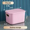 Nordic Solid Color Storage Boxes Toys Snack Clothes Socks Sundries Home Bedroom Closet Cosmetics Laundry Large Storage Basket