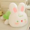 Cartone animato adorabile coniglio tartaruga peluche tira il filo coda scodinzolante peluche portachiavi borsa ciondolo portachiavi auto regalo di compleanno per ragazza