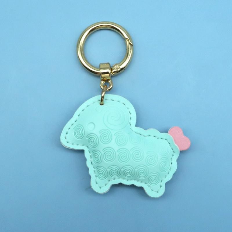 2027 Lunar New Year Goat Pendant Durable Pu Sheep Keychain Bag Decor Gift For Friends