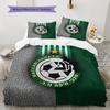Maccabi Haifa Pattern Bedding Home Decoration Birthday Gift ( 1 duvet cover + 2 pillowcase, without core),fan merchandise.