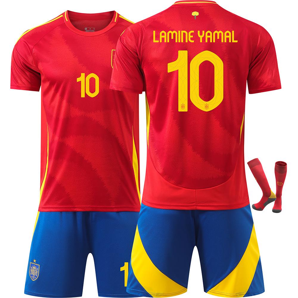 24/25 Španělsko Itálie Nizozemsko Domácí fotbalové dresy Sada dresů s ponožkami