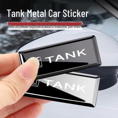 Tank 500 HI4T Metal Car Emblem Decorative Sticker: Creative Modification for 300/400/700/800 Models