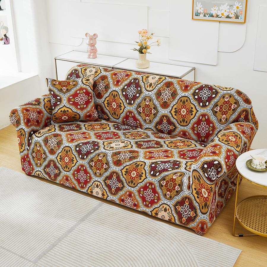 1 PC Elastic Sofa Cover Stretch Sofa Cover For Living Room Protector Removable Washable Slipcover Easy To Install & Remove