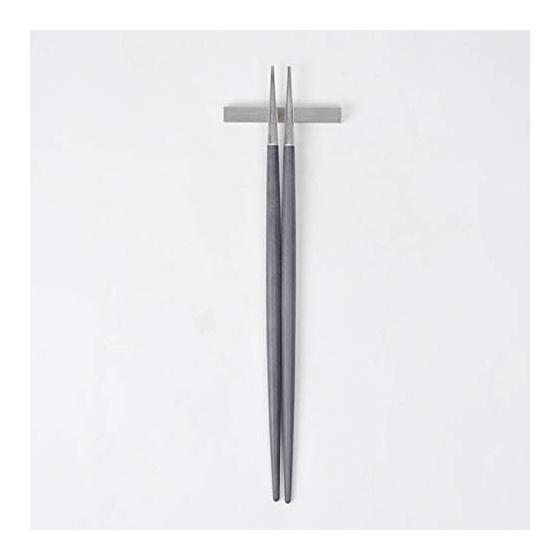 Cutipol GOA Chopsticks Set Black/Silver [Parallel Import]