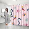 Abstract Moon Galaxy Shower Curtain - Imaginative Print, All-Season Bathroom Decor,  with Hooks